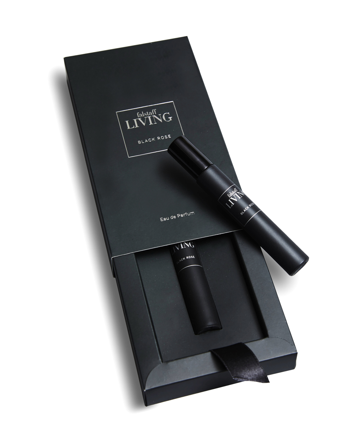 Falstaff LIVING Black Collection Black Rose Flacon mit Box 2